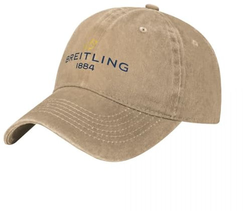 LLIHSDHCC KlassikerB-Breitling-Logo Schweizer Uhr 1884 Herren Damen Sonnencreme Trucker Hut Sommer Vintage Wandern Angeln Snapback Cap Sport Geschenk