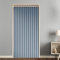 Momooda Cortinas Aislante Termica Cocina Interior, Cortina Divisor de Ambientes Magnéticas, Cortina Plisada Plegable Invisible con Ganchos, 1 Panel, 220g/m², Gris Azul, 180x240cm