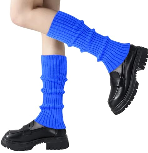 GTYARYUA Stulpen Damen, Stulpen Damen Winter, 80 er Jahre Knöchelwärmer, Legwarmer Damen, Legwarmers, Neon-Beinstulpen, Damen Beinstulpen, Retro-Modeaccessoires für Ballett und Wandern