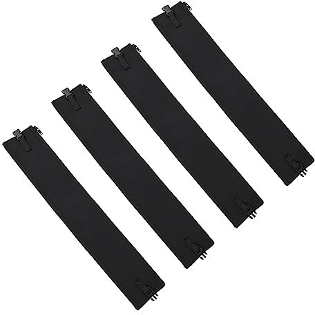 TINEASUR 4stücke Kabelschutz Mit Reißverschluss Aus Neopren Kabel-Organizer-hülle Zum Organisieren Von Kabeln Schutz Vor Reißen Und Zerkauen Durch Haustiere Flexibel Langlebig Und Waschbar