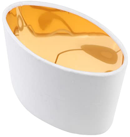 NULYLU 1stück Ovaler Lampenschirm Goldenem Innenfutter Praktische Und Dekorative Tischlampe Für Schlafzimmer Und Wohnraum Installieren Langlebig Und Stilvoll