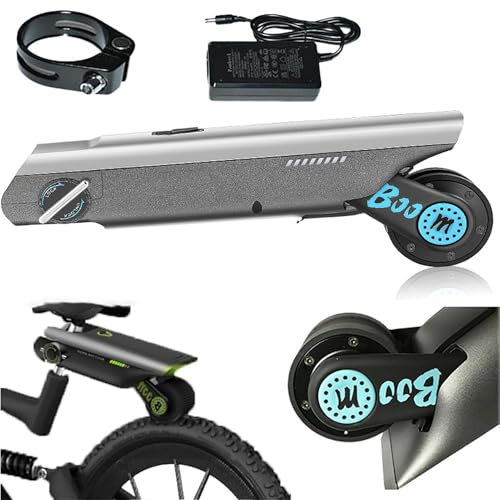 YZRDCXM Bicycle Booster, Pedal Assist,Speedy Setup Electric Bike Conversion Kit with 6 Seat post Adapter,1 Seat Post Clamp, Suitable For Urban Paved Roads, Mountain Bike and Road Bike