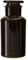 UNIQUE HOME LIVING Apothecary Jar Reagent Bottle, 500ml Black Glass Storage Jar with Lid, Reusable Vintage Refillable Container for Herbs, Spices, Oils, Bath Salts, Lotion, Perfume