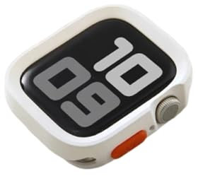 Quirxio Funda de silicona suave para Apple Watch 10, 9, 8, 7, 6, SE 5, Sport, cubierta mate anticaídas para Iwatch de 49 mm, 41 mm, 40 mm, 44 mm, 45 mm, 42 mm y 46 mm(Matte White,44mm 45mm)