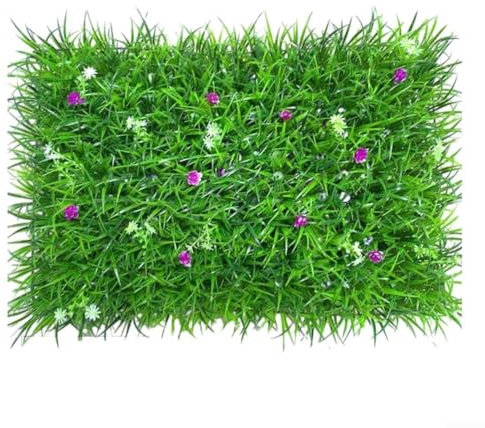 Eawfgtuw Pannello da parete in erba verde artificiale, tappetino decorativo per interni ed esterni, schermo sintetico per prato per casa, soggiorno, hotel, ufficio, sfondo decorazione, 40 x 60 cm (B)