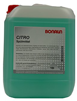 Bonalin CITRO Spülmittel Mit Citrus-Frische und Hautschutzformel im 10 Liter Kanister