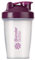 BlenderBottle Classic Shaker mit BlenderBall, optimal geeignet als Eiweiß Shaker, Protein Shaker, Wasserflasche, Trinkflasche, BPA frei, skaliert bis 400 ml, Fassungsvermögen 590 ml, lila transparent