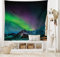 ABAKUHAUS Natur Wandteppich und Tagesdecke, Sky Rocky Hill Wilde aus Weiches Mikrofaser Stoff Waschbar ohne Verblassen Digitaldruck, 230 x 140 cm, Blau Violett