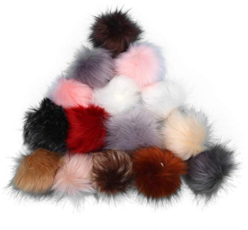 30st Pompons Für Mützen Anhänger Für Die Herstellung Von Armbändern Pompom Selber Machen Flauschige Pompons Hut Bommel Bälle Pom-pom-anhänger Kleiner Bommel Selbstgemacht Zubehör
