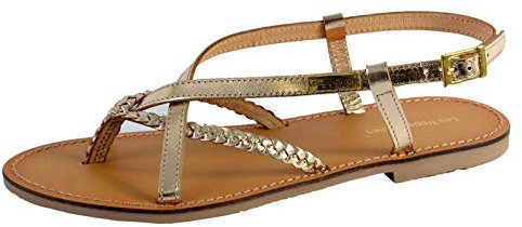 LES TROPEZIENNES PAR M. BELARBI Chou Chaussures Ville Entre-Doigt, Or