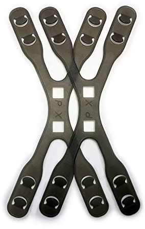 2 Stück Ohrenschoner für Masken Einstellbar Ear Saver Ohrhaken für Mundschutz Maskenband Maskenhaken Masken Halter Bandverlängerung (dunkelgrau) (2)