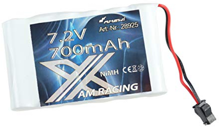Akku 7,2V 800mAh NI-Mh HBX Stecker für Huina Bagger 1350, 1550, Revell Digger 2.0 24924 (43590), Amewi 22403 s-Idee 18145