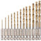 Bit - Bohrer Set 1,5-6,5mm Akkuschrauber HSS-Titan Sechskant Spiralbohrer