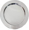 Kazozobi 13 Stainless Steel Handmade Charger Plates, Silver Charger Plates, Metal Round Chargers for Dinner Plates, 6 Pack (Silver)