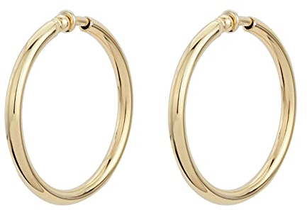 Traveller Ohrclip Creolen - Damen - Ø 50mm - 22kt vergoldet - 157500