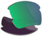 Vaep Verres de rechange en polycarbonate pour Oakley Flak 2.0 XL OO9188 - Polarisés élargis, Vert irlandais, Flak 2.0 XL