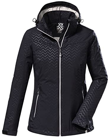 Killtec Damen Kos 176 Wmn Sftshll Jckt Softshelljacke mit abzippbarer Kapuze