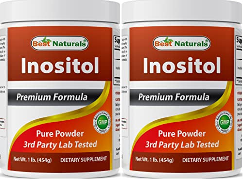 Best Naturals Inositol Pure Powder, 1 Pound (1 LB (Pack of 2))