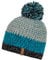 Ziener Unisex Intercontinental Bommel M tze geh kelt Fleece Futter dreifarbig, silver beige, Einheitsgröße EU