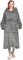 CASOFU Decke mit Ärmeln und Kapuze Hoodie Decke Damen Herren XXL Kuscheldecke mit Ärmeln Lang Deckenpullover Decke zum Anziehen Erwachsene Tragbare Decke Grau Wearable Blanket mit Tasche Reissverscluß