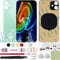 ReuWeu Rear Back Replacement Cover Compatible with iPhone 11 6.1 + Professional Tools (Green)