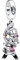 PANDORA Marvel Guardians of the Galaxy Star-Lord Charm-Anhänger aus Sterling-Silber mit Cubic Zirkonia in der Farbe Silber, Marvel X PANDORA Kollektion, 792562C01