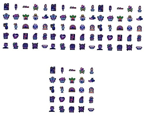 STOBOK 200sheets Multi-Function Laptop Stickers Neon Sticker Car Racing Car Fun Decals Text Decals for Women Replaceable