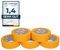 HASKYY Goldband Malerkrepp Kreppband 5x Malerband 38mm x 50m Profi Abdeckband Malertape Klebeband Washi Tape Gold Papiertape Selbstklebend