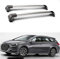 Auto Dachträger Dachreling für Hyundai I40, 5-dr Immobilien, 2011-2020, Dach Gepäckträger aus Aluminium,Silver Black