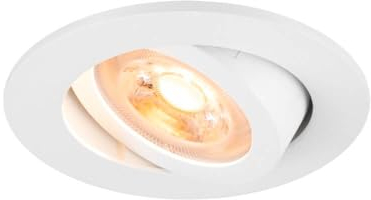 SLV NEW TRIA® 68, Deckeneinbauleuchte, rund, max. 10W GU10, weiß