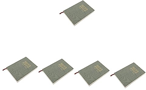 NUOBESTY 5St Agendabuch 2023 Notizbücher Terminkalender akademischer Planer 2022-2023 schülerkalender Notizblöcke persönlicher Planer Zeitplan Buch Notizbuch Wochenkalender Student Papier