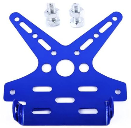 Aluminum Alloy Motorcycle Rear License Plate Frame Motorbike Bracket Rack Scooter Adjusted Number Plate Holder Licence Plate Bracket