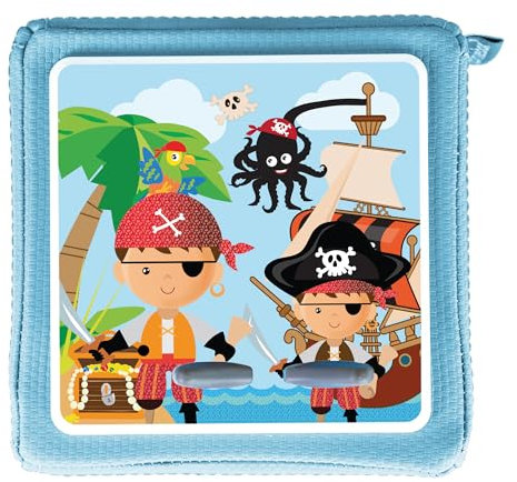 MeinBaby123® Toniebox Schutzfolie Pirat | Toniebix Zubehör | Toniebox Aufkleber passgenau & selbstklebend | Toniebox Sticker | Geschenke für Kinder zum Geburtstag (Pirat V2)