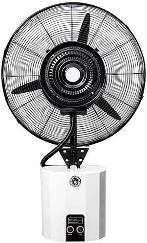 CNAOHGHN Ventilador de pared de 3 velocidades/12 litros, ventilador de tambor circulador de aire, ventilador de pulverización, nebulización oscilante, humidificador, silencioso, ventilador de pared