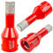 Diamantbohrer 12mm Fliesenbohrer M14 Diamantbohrkrone für Winkelschleifer Fliesen Lochsäge Diamant Bohrkrone Diamantbohrer für harte Fliesen Keramik Feinsteinzeug Flex 6-68mm (12mm)