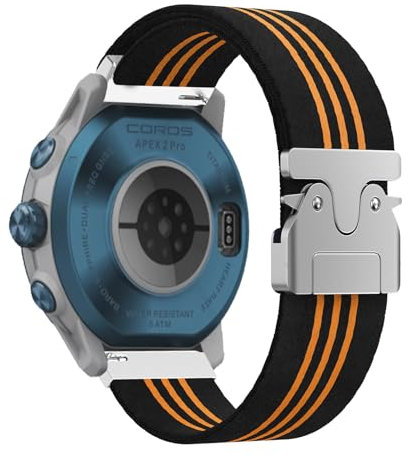 DINGK Sportarmband Kompatibel mit Coros Apex 2 Pro/Apex Pro Armband Weiches Geflochten Elastisches Nylon Verstellbare Sport Ersatzarmband für Coros Apex 2 Pro/Apex Pro Uhrenarmband (8)