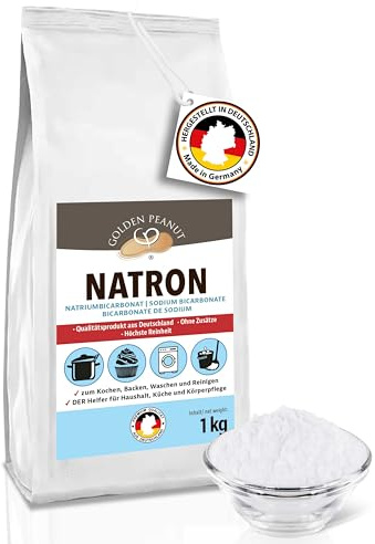 GOLDEN PEANUT Natron Pulver Backsoda Haushalt Alleskönner Großpack 10x1kg