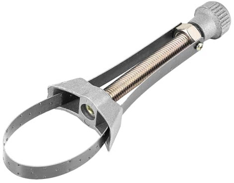 Llave Filtro Aceite Tipo Cinta, Llave de Fleje para Filtros de Aceite, Llave de Filtro de Aceite Ajustable, Herramienta de Extracción de Filtro de Aceite, Fuel Filter Strap Wrench, 60-120 mm