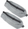 Lot de 2 sacs à poussière pour ponceuse, 50 x 20 cm, en ABS, avec sangle réglable, de remplacement universel, couleur grise, pour ponceuse, perceuse, accessoire