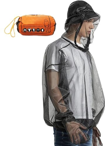 Combinaison Anti-mouches Portable | Combinaison Unisexe Anti-moustiques 360° En Maille Ultrafine Avec Capuche Et Gants | Accessoires De Camping Respirants Et Flexibles Pour Activités De Plein Air