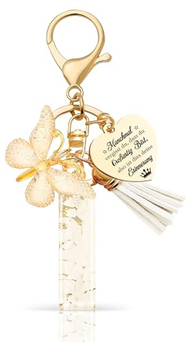 Anruzon Schlüsselanhänger Mädchen Buchstabe - Schlüsselanhänger mit Anfangsbuchstaben Schlüssel Anhänger - Einschulung Geschenk - Keychain Geschenk für Kinder, Mädchen, Frauen