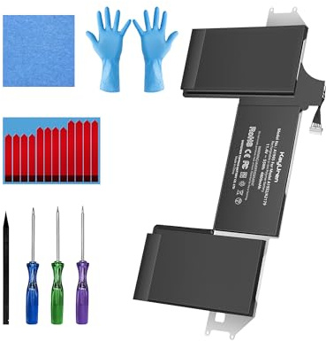 KayUren Replacement Battery for MacBook Air A2179, 13-Inch, 2020 | Battery models: A1965, 11.4V 4800mAh 55Wh, up to 1000 cycles, 3 screwdrivers, tool kit, installation guide