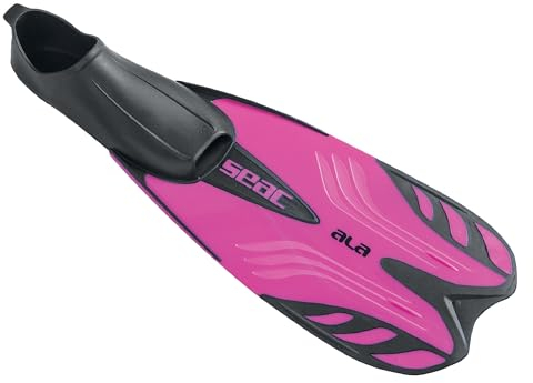 Seac ALA, Flossen mit geschlossenem Fußteil, ideal zum Schnorcheln und Schwimmen, ROSA, 31/33