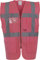 Yoko Veste de yk002/hvw801 Executive multifonction haute visibilité Gilet sans manches pour femme petit rose