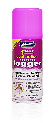 Johnsons Vet 4 Fleas Room Fogger Spray, 100 ml