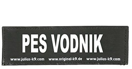 Julius-K9 Original Interchangeable Patch, Small, Black, Pes Vodnik