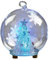 Hellum LED Glaskugel mit Tannenbaum Figur, Weihnachtsbaum mit Farbwechsel, Deko bunt beleuchtet, Batterie (3X LR44 inkl) Weihnachten Baumschmuck Weihnachts-Dekoration Christbaum-Beleuchtung 522273