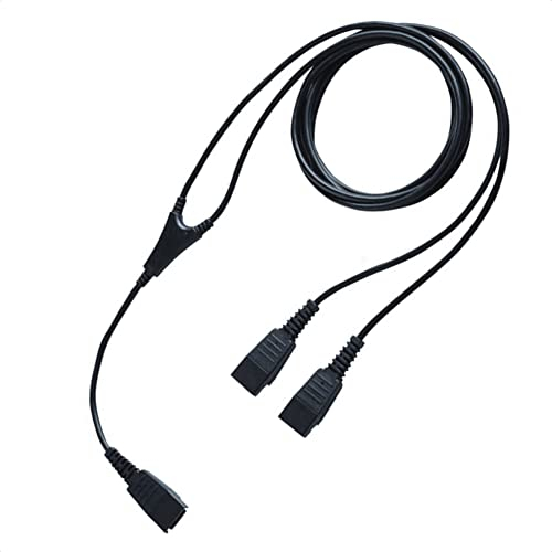 Jabra GN Style Splitter Y-Trainingskabel (Beobachtung- Live/Mute Version), kompatibel mit Jabra, Liberation, GN Netcom Headsets - Schnelltrennung, für Coaching, Beaufsichtigung, Training, Überwachung