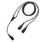 Jabra GN Style Splitter Y-Trainingskabel (Beobachtung- Live/Mute Version), kompatibel mit Jabra, Liberation, GN Netcom Headsets - Schnelltrennung, für Coaching, Beaufsichtigung, Training, Überwachung