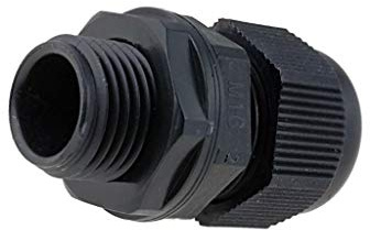 AG-16 Kabelverschraubung mit verlängertem Gewinde M16 IP68 schwarz KSS WIRING